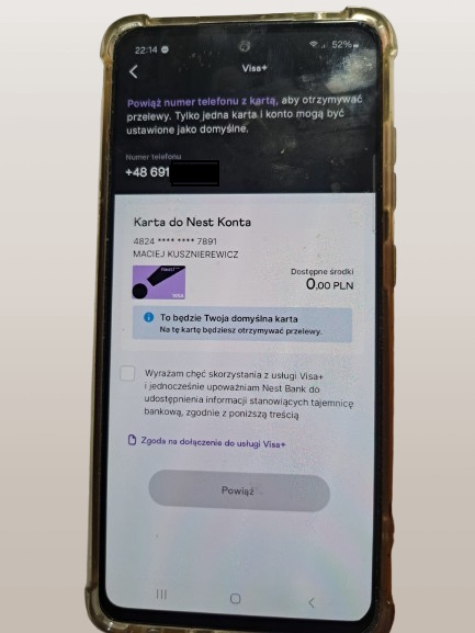 Usługa Visa+ w Nest Banku — jak dodać kartę płatniczą