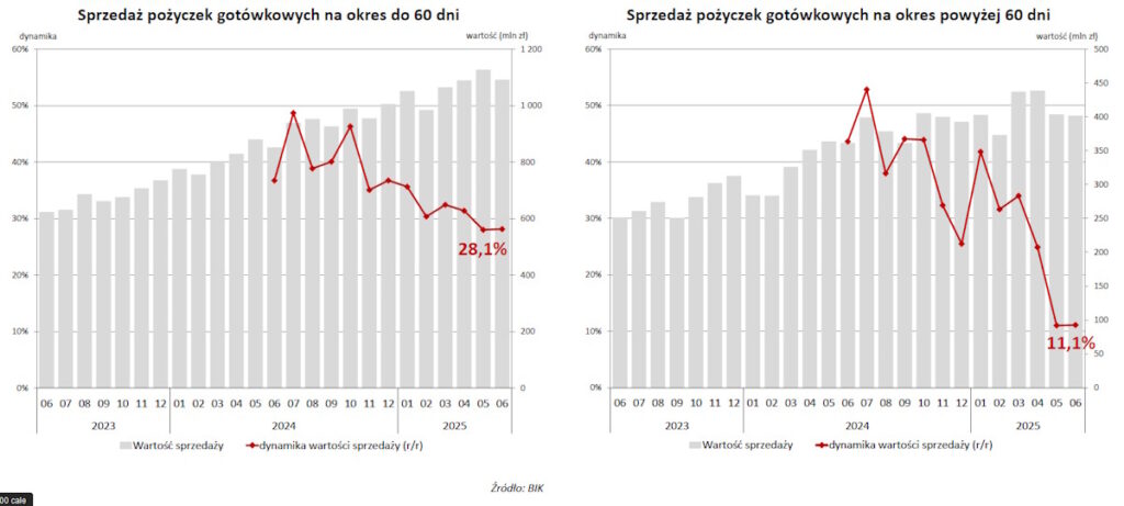 Dynamika i wielkość sprzedaży pozabankowych pożyczek krótkoterminowych i ratalnych