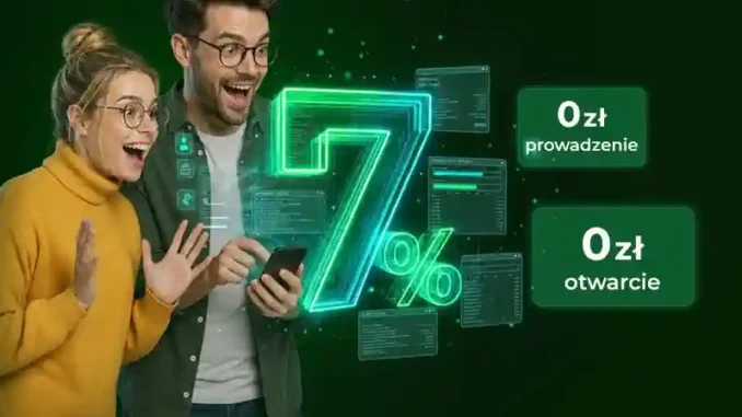 Konto oszczędnościowe Cyfrowy Zysk w Banku Ochrony Środowiska na 7%
