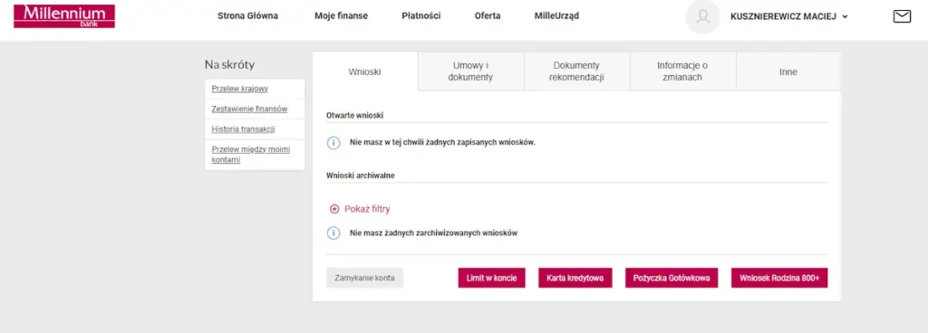 Jak zamknąć Konto Oszczędnościowe Profit w Banku Millennium